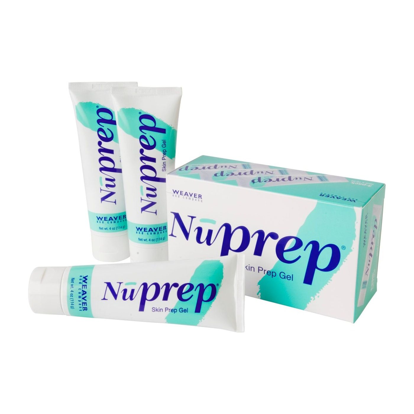 Nuprep, gel abrasif de préparation cutanée, tube de 4 oz